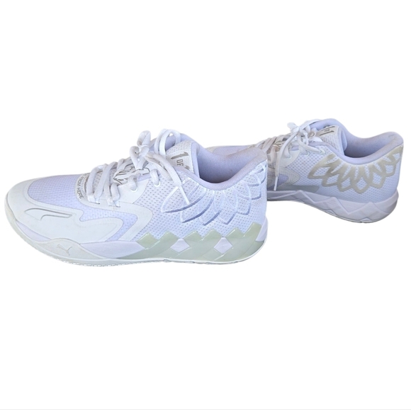 Puma LaMelo Ball MB01 White Mens Basketball Sneakers Size 10.5 main image 7